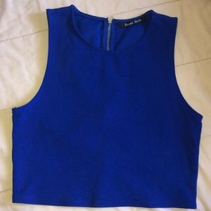 Royal blue tank top